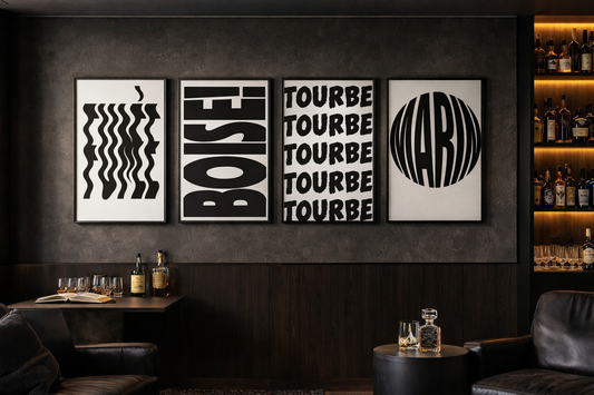 Affiche "Tourbe" - Arôme du whisky